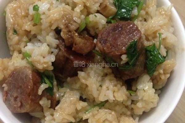 煮夫家常腊肠饭