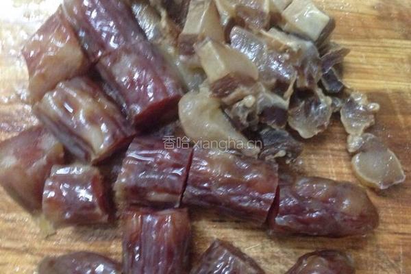煮夫家常腊肠饭的做法图解3