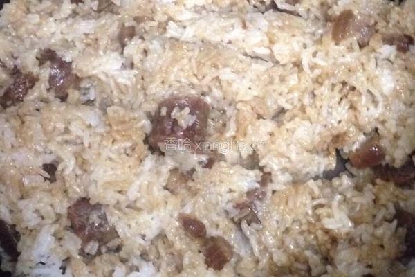 煮夫家常腊肠饭的做法图解5