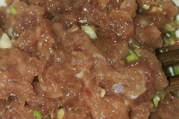 香蒸茄盒的做法图解3