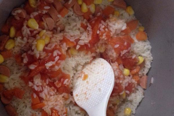 番茄饭的做法图解5