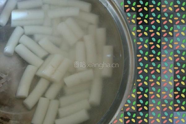 甜辣炒年糕的做法图解7