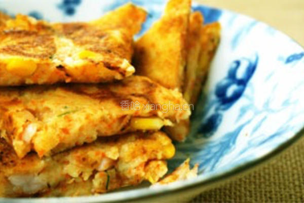 胡虾大煎饼的做法图解5