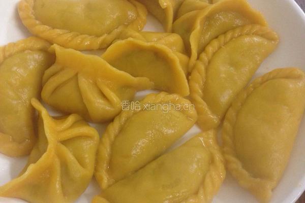 黄色饺皮做法的做法图解10