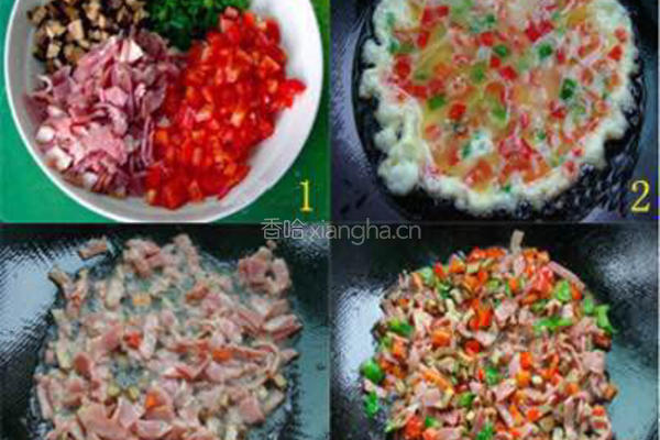 花色炒饭的做法图解1