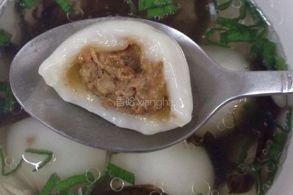 鲜肉汤圆的做法图解1