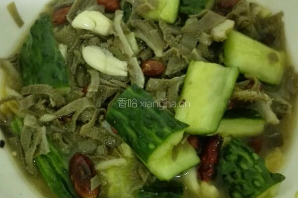 牛肚拌黄瓜