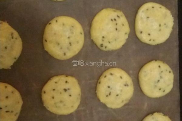全麦芝麻酥饼的做法图解5