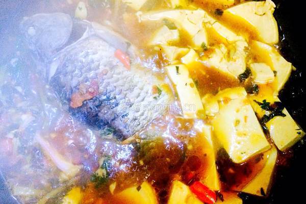 红烧豆腐鲫鱼的做法图解5