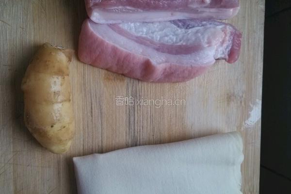 酱烧五花肉千结的做法图解1