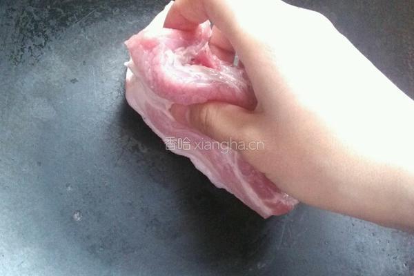 酱烧五花肉千结的做法图解2