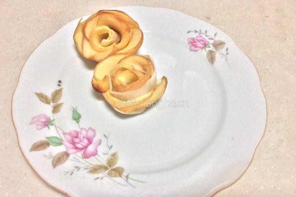 苹果玫瑰花与太阳的做法图解4