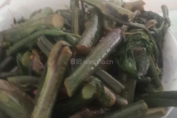 炒莱台的做法图解1