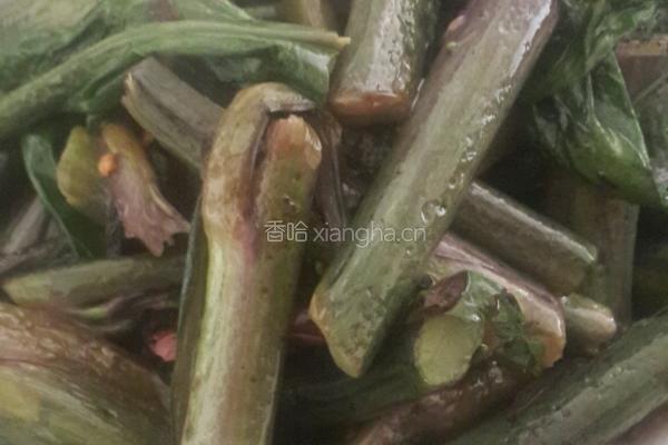 炒莱台的做法图解3