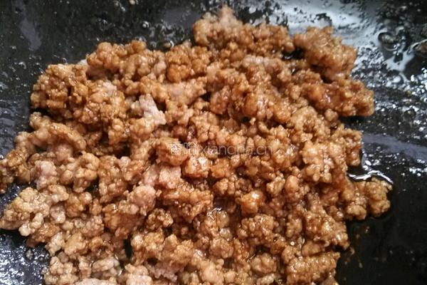 肉沫豌豆的做法图解4