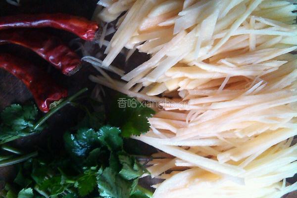 炒土豆丝的做法图解1