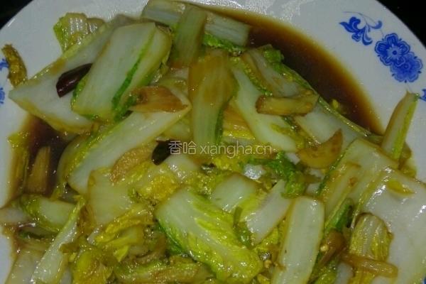 耗油娃娃菜的做法图解3