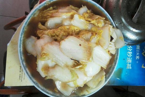 醋白菜的做法图解7