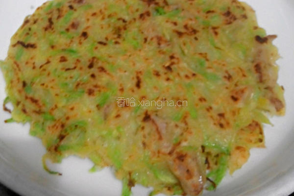 西葫芦丝煎饼