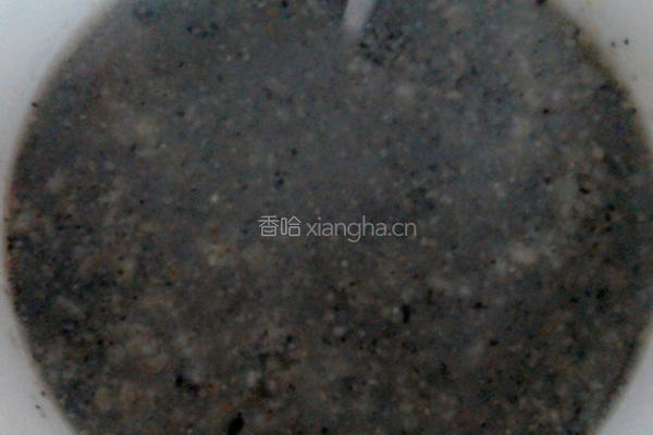 燕麦芝麻核桃粥