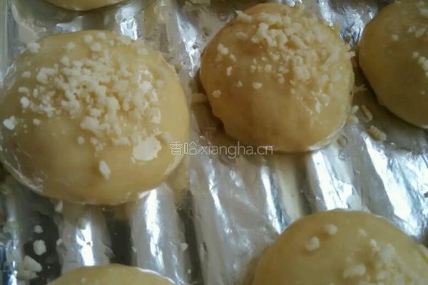 雪花豆沙面包的做法图解5
