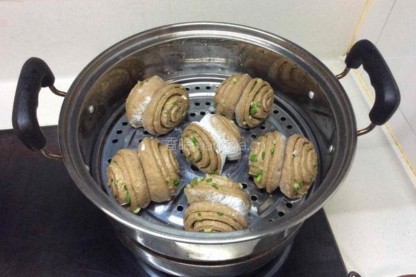 荞麦葱油花卷的做法图解5