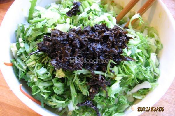 橄榄菜苦菊杂拌的做法图解4