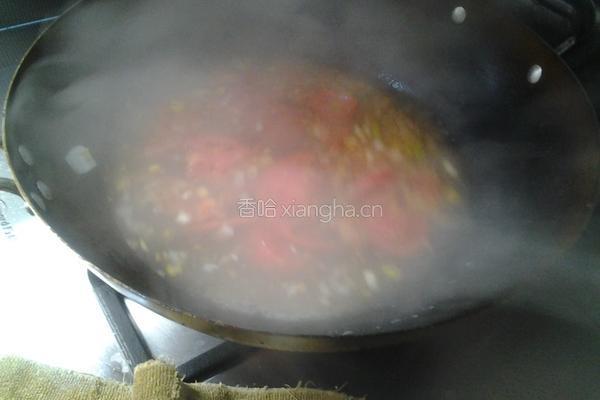 西红柿鸡蛋汤的做法图解4