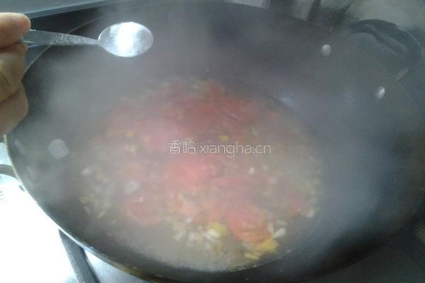 西红柿鸡蛋汤的做法图解5