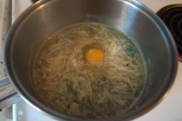 黄瓜鸡蛋面的做法图解8