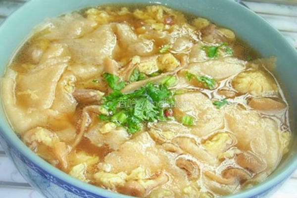 北风菌煎饼汤的做法图解8