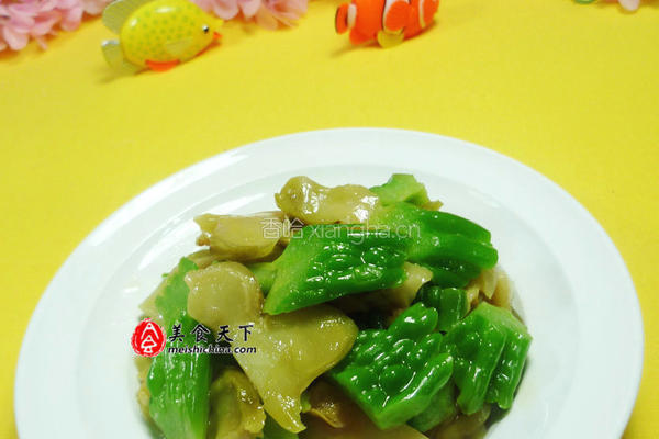 榨菜炒苦瓜