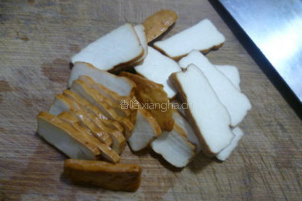 香干炒平菇的做法图解3