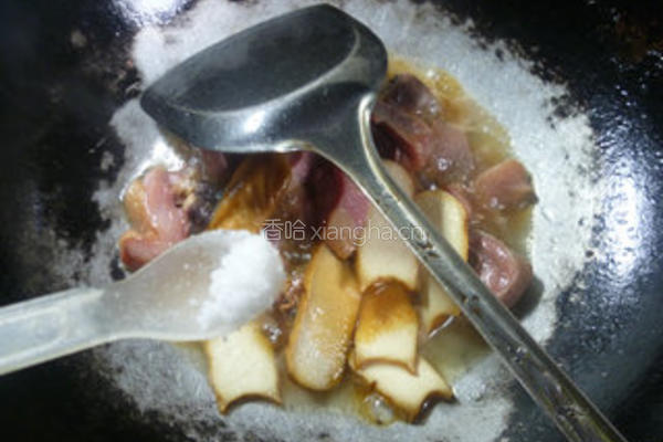 香干炒腊鸡腿的做法图解9