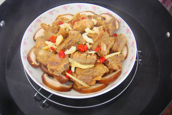 腐乳香菇蒸排骨的做法图解11