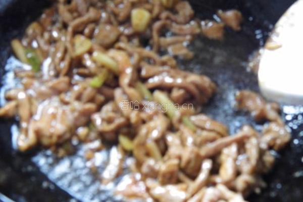 甜椒木耳肉丝的做法图解6