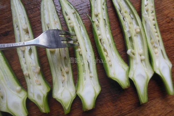 肉酿秋葵的做法图解6