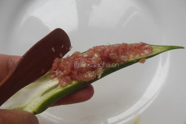 肉酿秋葵的做法图解8