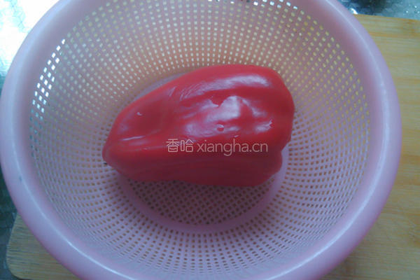 甜椒炒白菜的做法图解1
