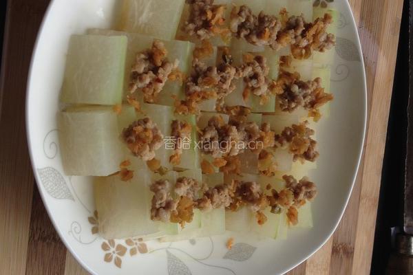 清蒸肉末冬瓜的做法图解6