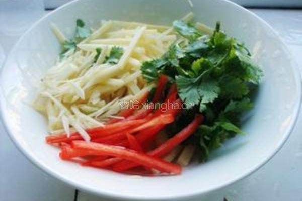 油鸡枞拌茭白的做法图解4