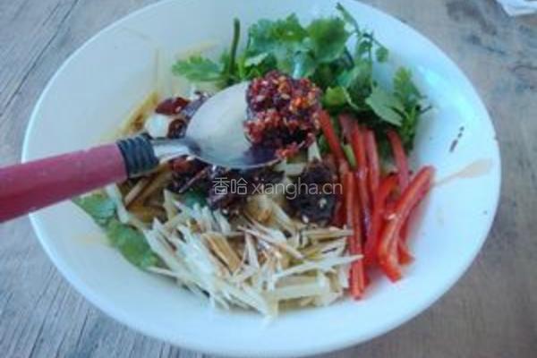 油鸡枞拌茭白的做法图解7