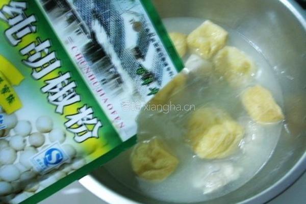油豆泡粉丝鸡汤的做法图解11
