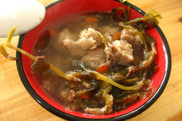 金线莲猪肉汤的做法图解3
