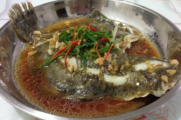 蒸多宝鱼