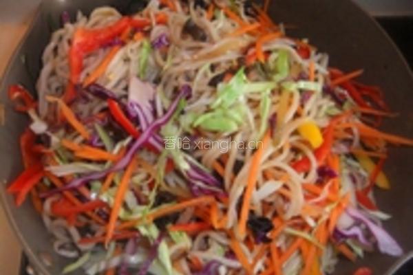 榨菜肉丝炒面的做法图解10