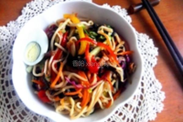 榨菜肉丝炒面的做法图解11