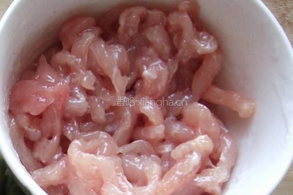 榨菜豆干炒肉丝的做法图解4