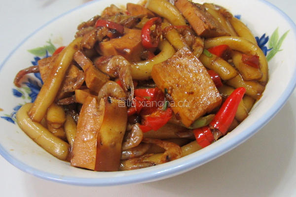 香干米虾炒粉条的做法图解7