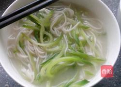 萝卜丝鸡汤面的做法图解4